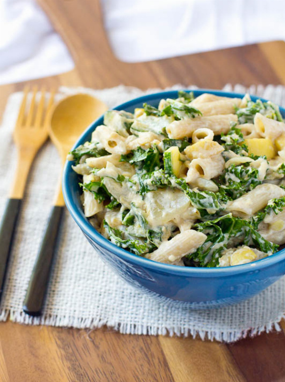 Creamy Penne Pasta with Vegetables