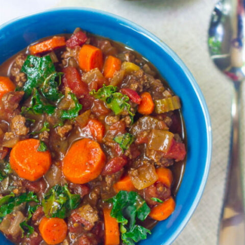 Paleo Bison Chili With Kale