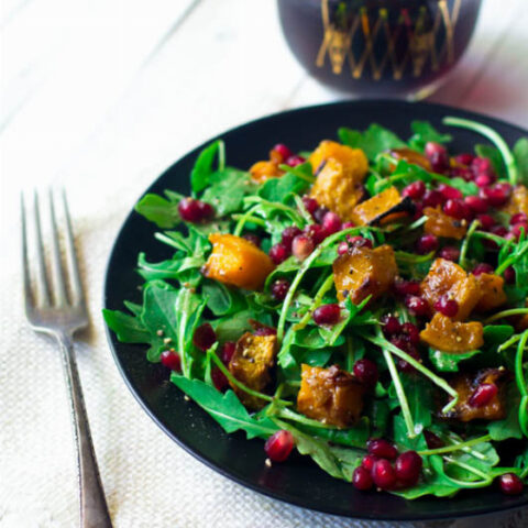 Arugula and Roasted Butternut Squash Salad