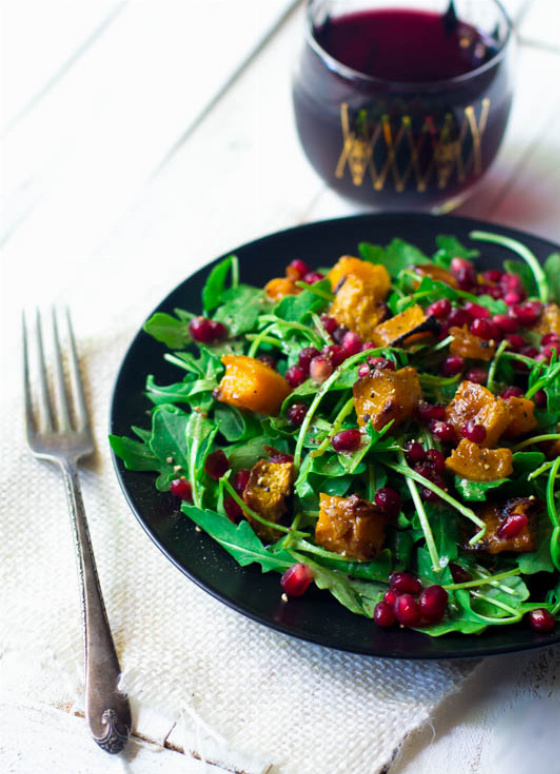 Arugula and Roasted Butternut Squash Salad