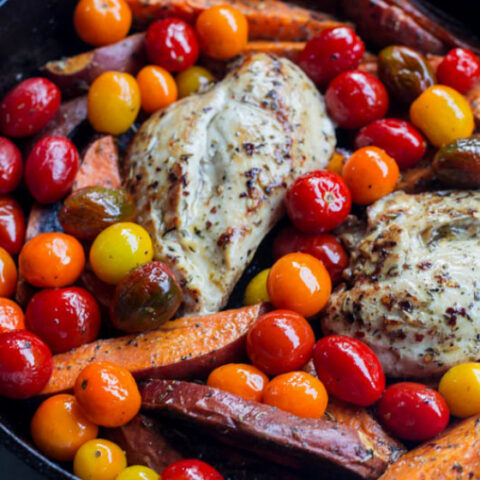 Paleo Chicken and Sweet Potato Bake