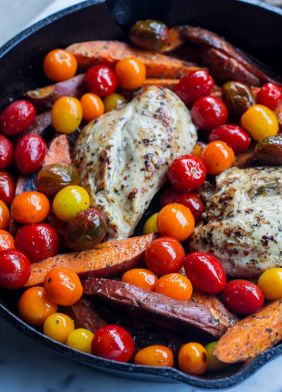 Paleo Chicken and Sweet Potato Bake