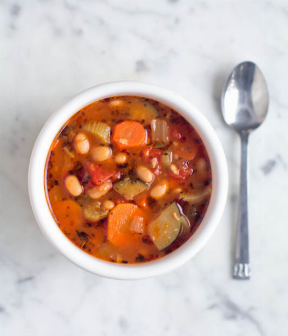 Easy Vegetable and Canellini Bean Soup