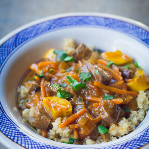 Easy Indian Curry with Steak and Veggies