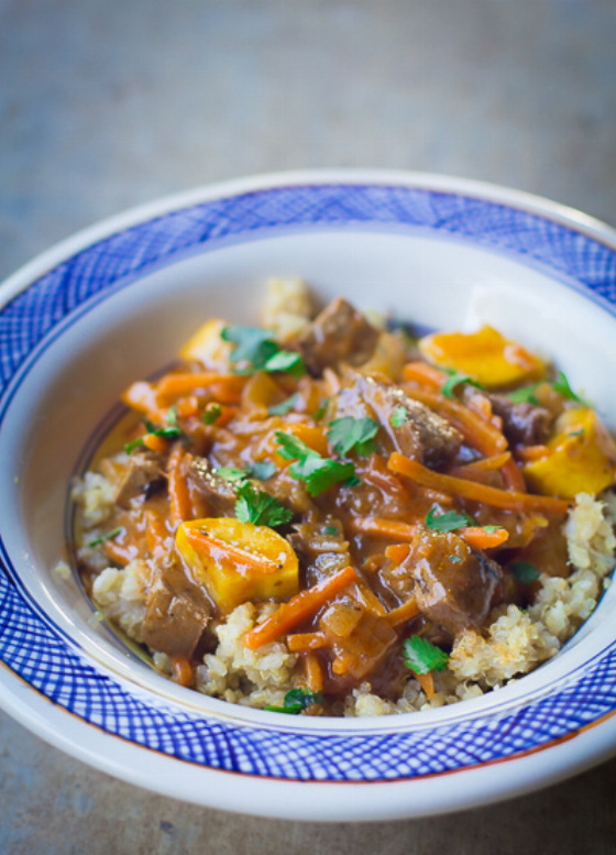 Easy Indian Curry with Steak and Veggies