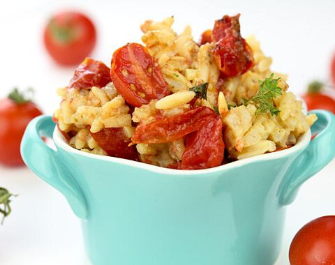 Oven Roasted Tomato Risotto Recipe