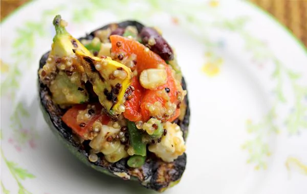 Quinoa Stuffed Zucchini Recipe