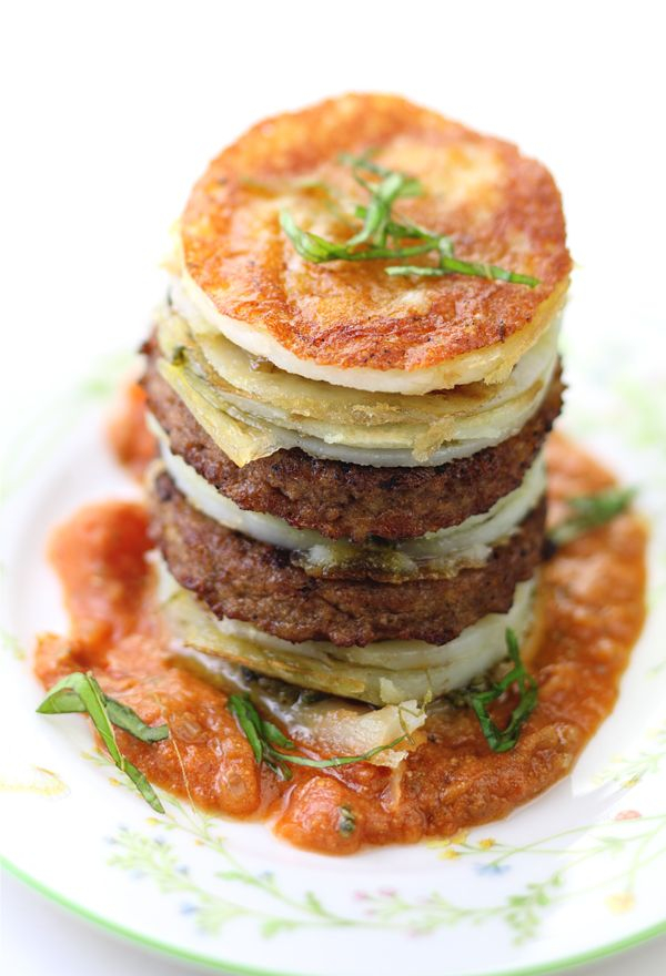 Meat and Potato Napoleon Recipe