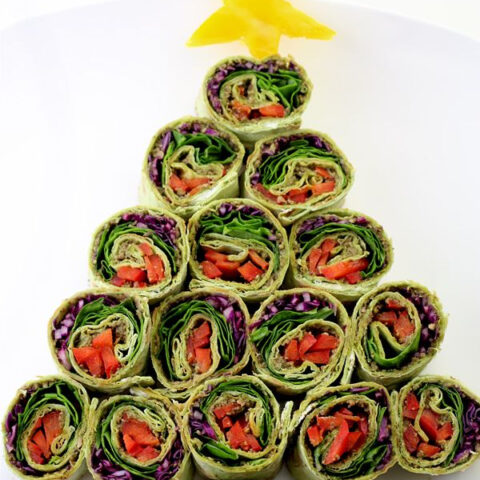 Christmas Pinwheel Appetizer Recipe