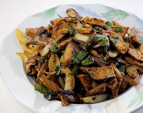 Mushroom Tofu Stir Fry Recipe