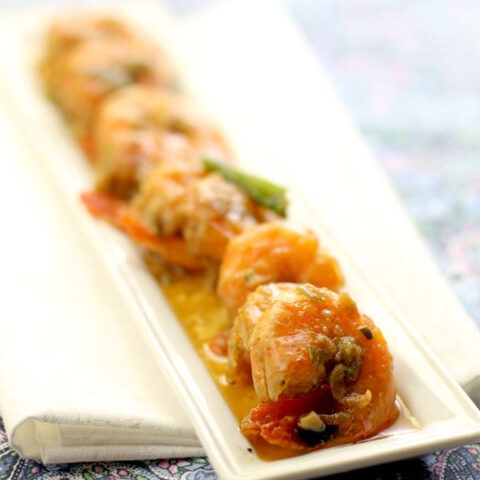 Vietnamese Shrimp in Caramel Sauce (Tom Kho Recipe)