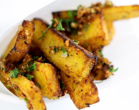 Garlicky Polenta Fries