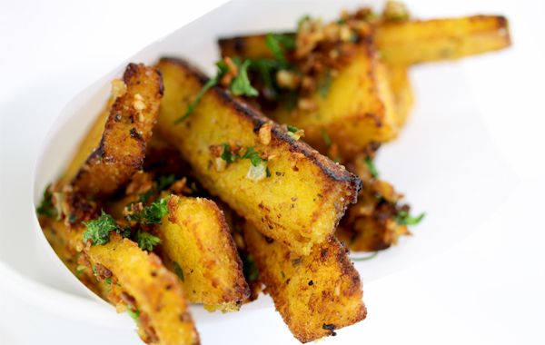 Garlicky Polenta Fries