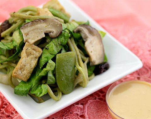 Spinach Noodle Salad Recipe