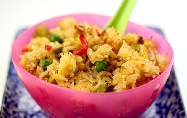 Vegetarian Fried Rice Recipe (Com Chien Chay in Vietnamese)