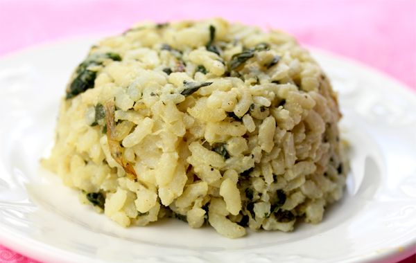 Creamy Spinach Risotto Recipe