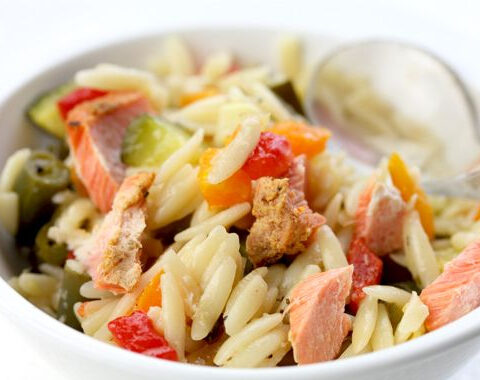 Salmon Orzo Salad Recipe