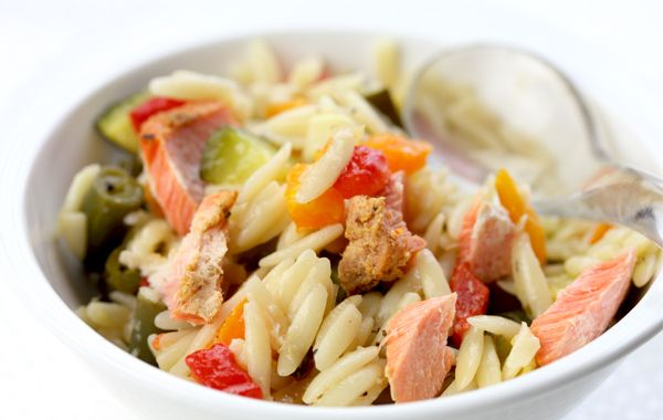 Salmon Orzo Salad Recipe