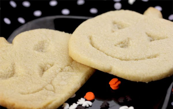 Jack O'Lantern Halloween Cookies