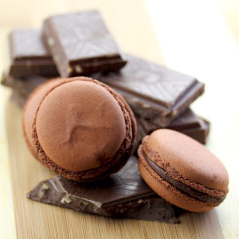 Chocolate Macarons