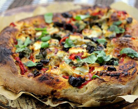 Light Artichoke Pizza Recipe