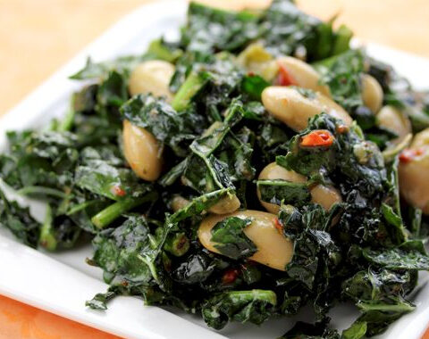 Gigante Bean and Kale Salad Recipe