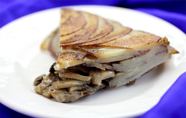 Mushroom Potato Galette Recipe