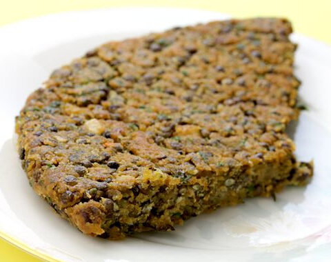 French Green Lentil Cake Recipe