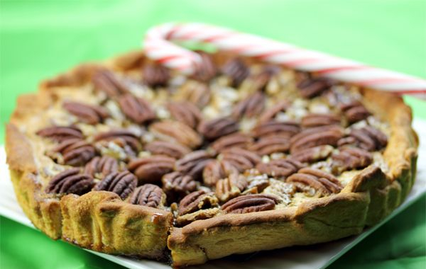 Peppermint Bark Pecan Pie Recipe