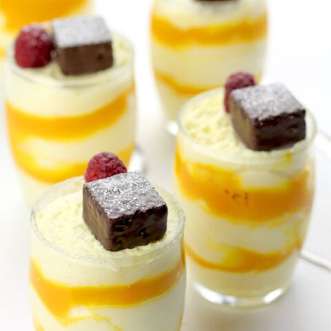 Guava Papaya Parfait Cups