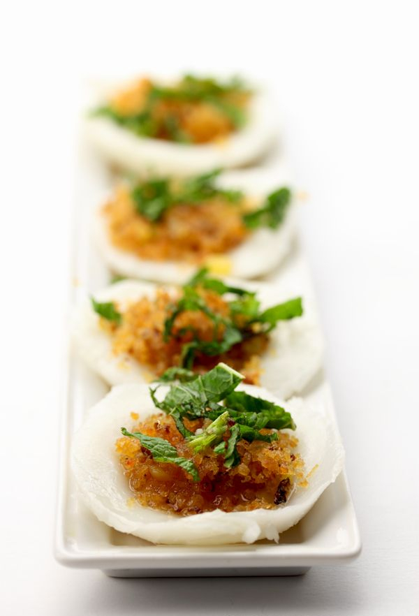 Homemade Banh Beo (Steamed Rice Cakes with Shrimp)