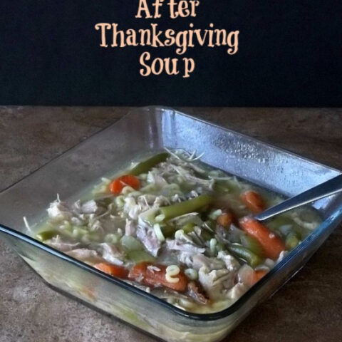 After Thanksgiving Turkey Soup