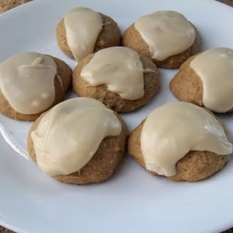 Pumpkin Cookies with Browned Butter Frosting