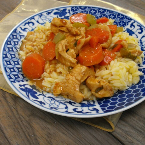 Asian Chicken and Veggie Pasta