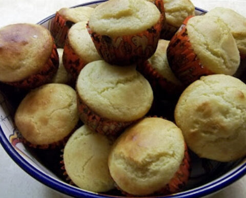 Corn Muffins with Honey Butter