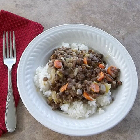 Saucy Lentils: Meatless Stroganoff