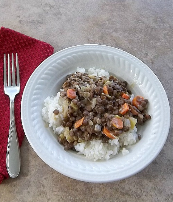 Saucy Lentils: Meatless Stroganoff