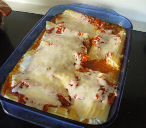 Meatless Manicotti or Shells