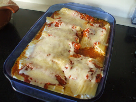 Meatless Manicotti or Shells