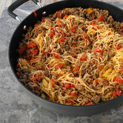 One Skillet Spaghetti