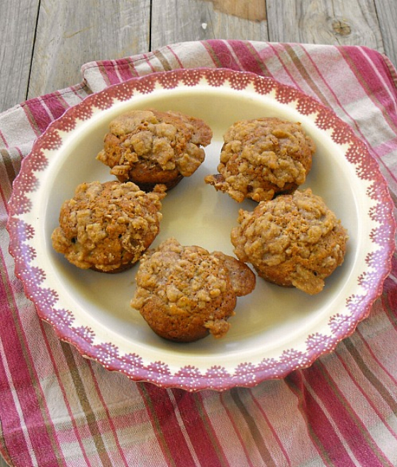 Whole Wheat Banana Honey Muffins