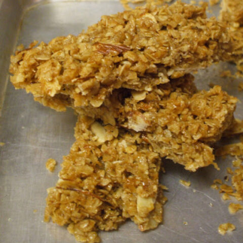 Homemade Granola Bars in the Microwave