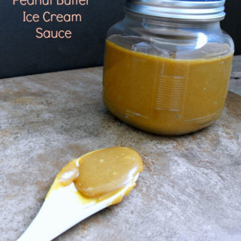 Peanut Butter Ice Cream Sauce