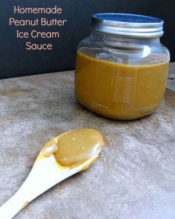 Peanut Butter Ice Cream Sauce