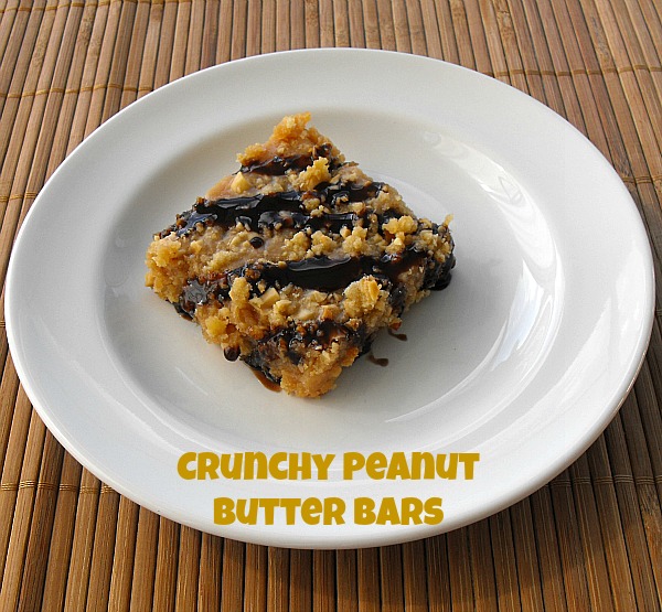 Crunchy Peanut Butter Bars