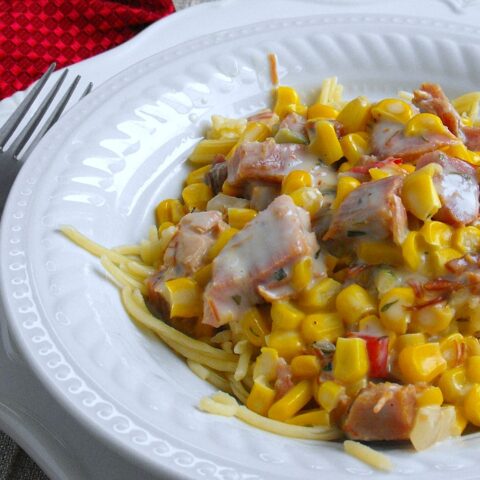 Rachel Ray’s Corn Fettuccine