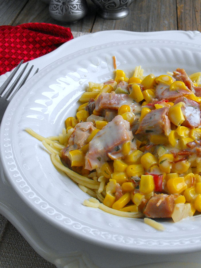 Rachel Ray’s Corn Fettuccine