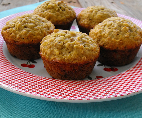 Banana Oatmeal Muffins