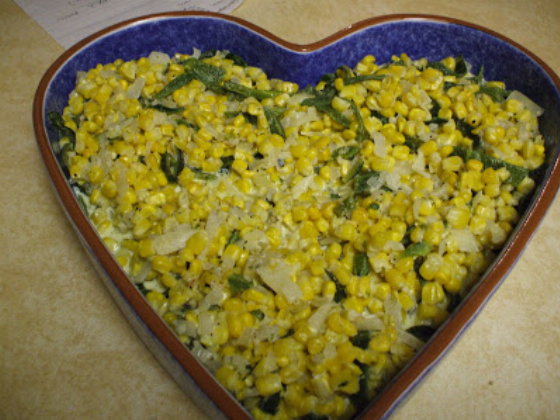 Poblano and Cream Corn