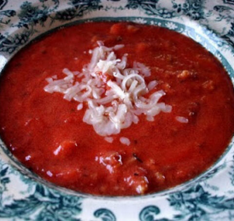 Cream of Tomato Bacon Soup